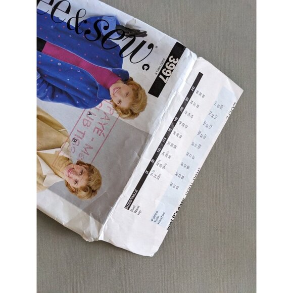 See Sew Loose Fitting Coat Jacket Pattern 3997 Sizes 20 22 24 Easy Uncut - Picture 2 of 8
